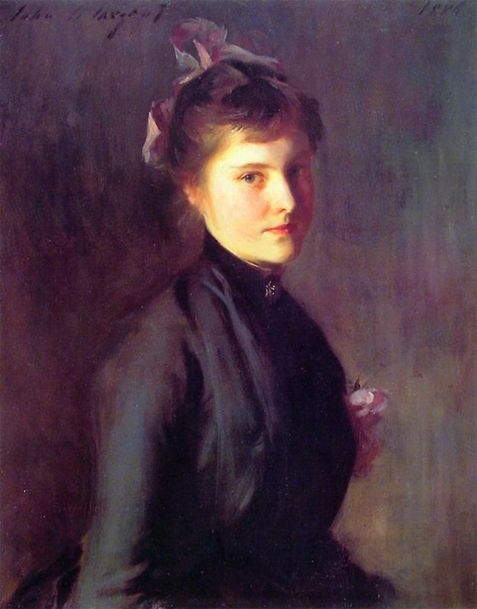 Posteriik No Frame Famous Modern Artwork Art Mural Violet By John Singer Sargent Oil Paintings Pictures For Home Decor 60X90cm