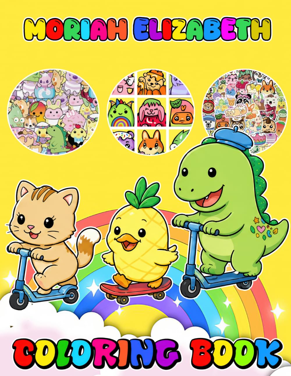 The coloring book: 50+ Great Coloring Pages For Kids, Teens, Adults. Beautiful And Exclusive Illustrations Of Your Favorite Characters To Express Your Creativity And Create Your Masterpieces