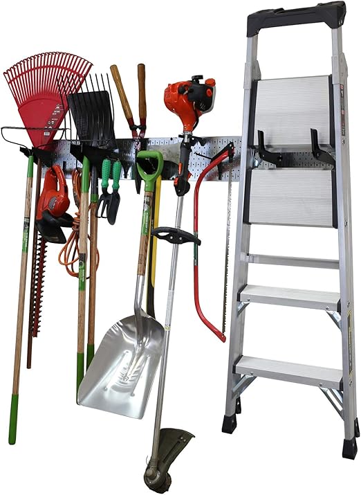 Wall Control Garage Storage Rack Lawn & Garden Tool