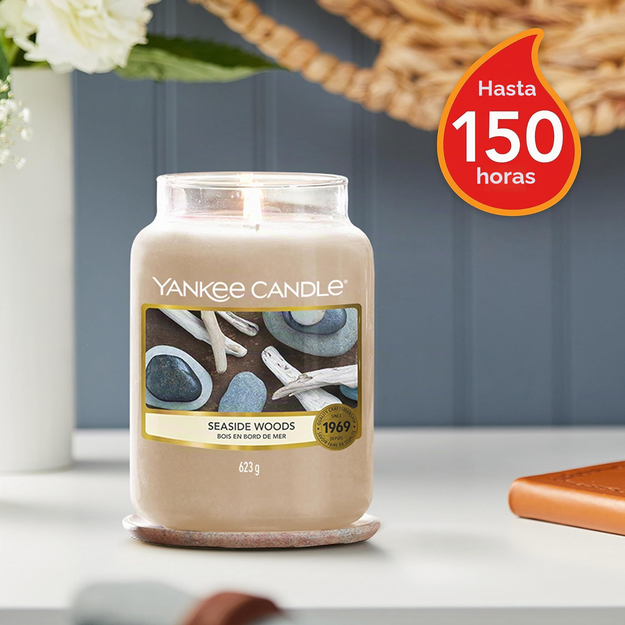 Yankee Candle - Vela Aromática en Tarro grande, Bosque Costero