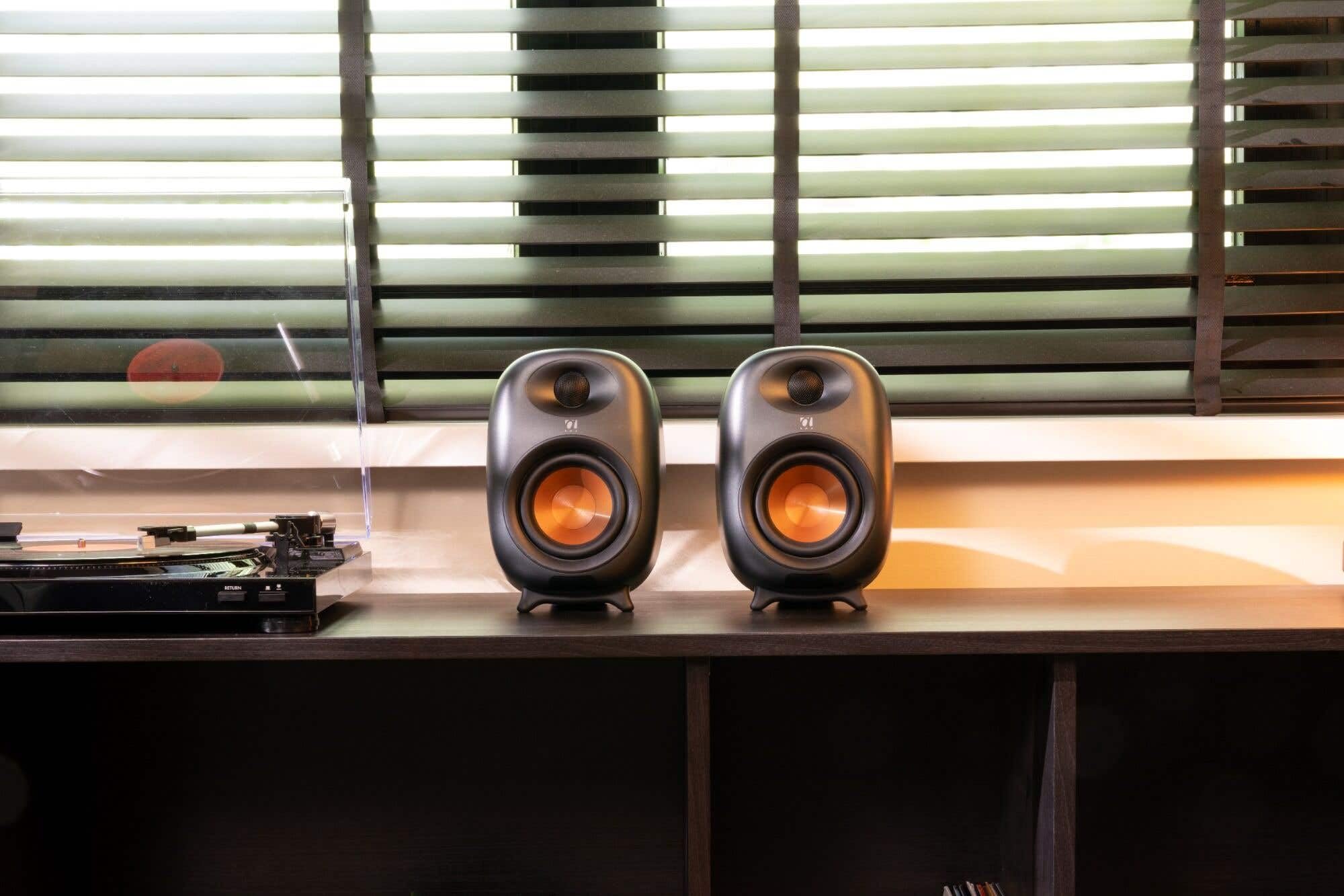 Audizio RS80 Aktiv Regallautsprecher - 160 Watt, 4" Woofer & 1" Tweeter, Bluetooth 5.0, Studio Monitor Lautsprecher, 40Hz-20kHz, PC Speaker, DJ Boxen für Desktop, Aktivboxen, Stereo Speaker