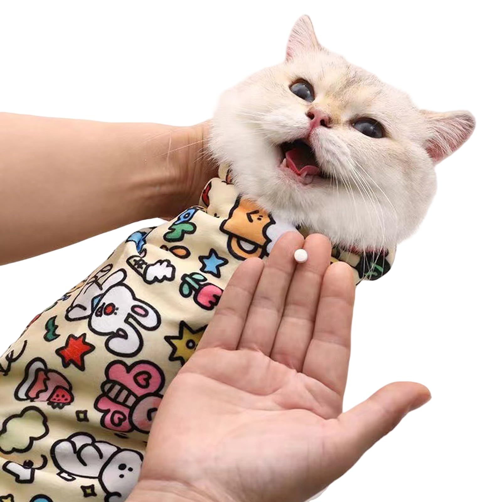 Katzenpflege-Wickeltuch – Kratzfeste Rückhaltetasche Für Stressfreies Krallenschneiden & Pflege