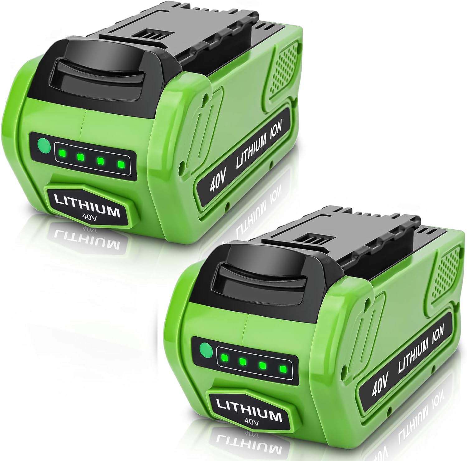 GERIT BATT 40V 6.0Ah Replacement Battery 2-Pack for Greenworks 40V