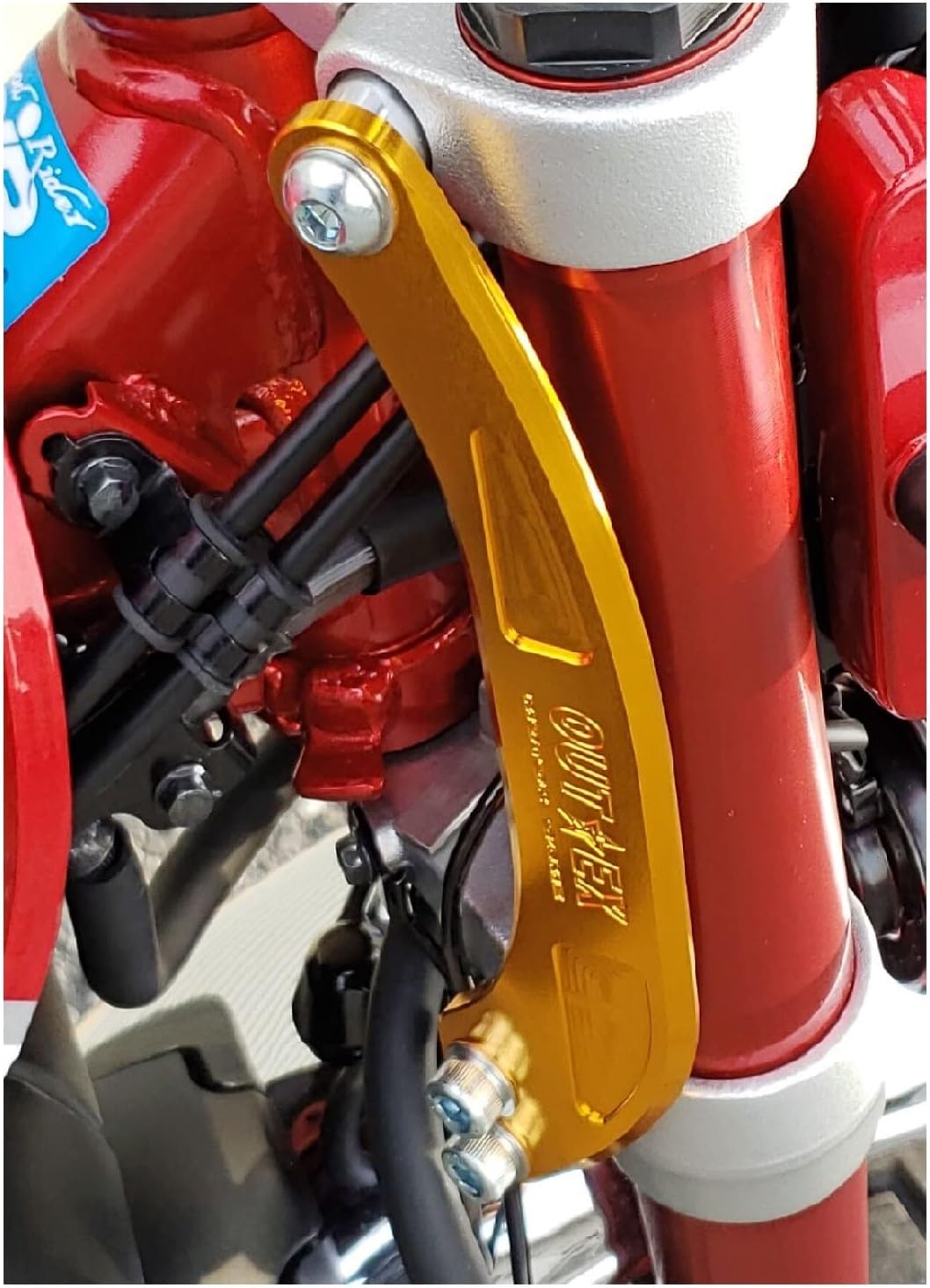 Triple Clamp Stabilizer Gold Anodized for MONKEY125/ GROM JC92 OUTEX SS19-Gold
