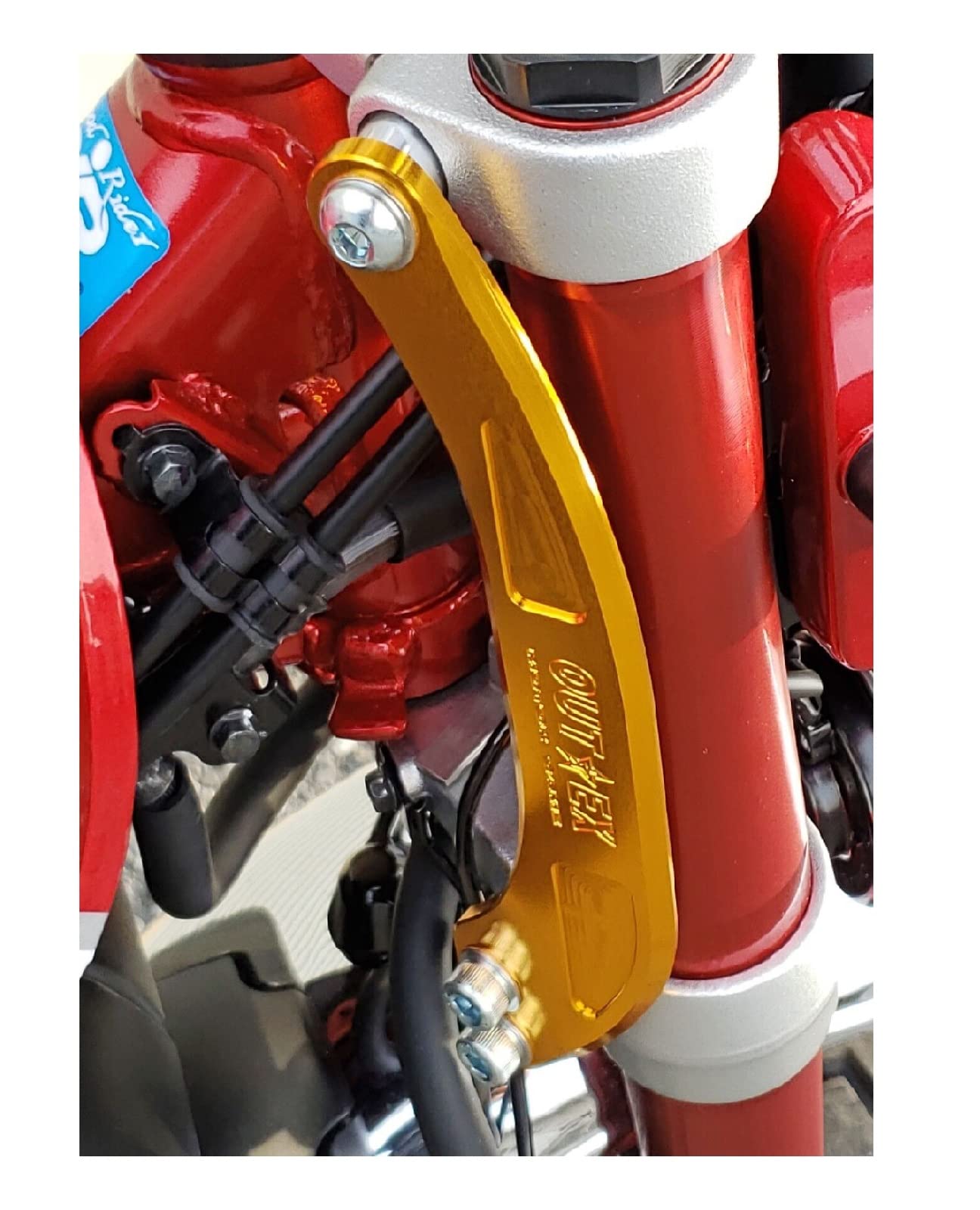 Triple Clamp Stabilizer Gold Anodized for MONKEY125/ GROM JC92 OUTEX SS19-Gold