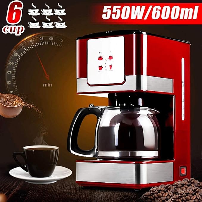 Cafetera Automática con Control de Temperatura y Capacidad para 6 Tazas miniatura 6
