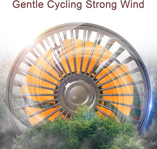 Miniatura 4 de Ventilador de coche de triple cabezal (51224V -3 tamaños de potencia y rotación de 360 grados)  Accesorios de verano. Alto flujo de aire de 2