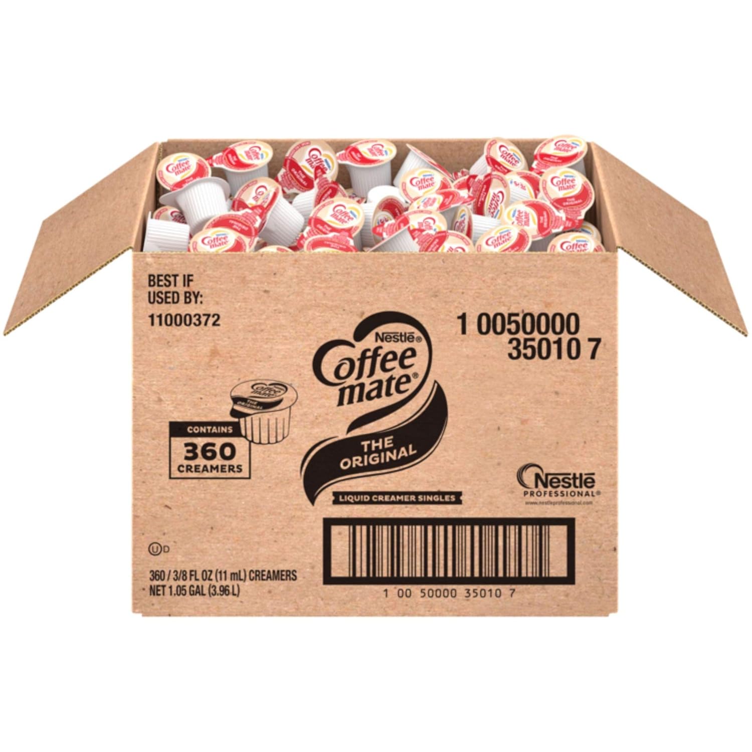 Nestle Coffee Mate Coffee Creamer, Original, Liquid Creamer Singles, Box of 360 Singles