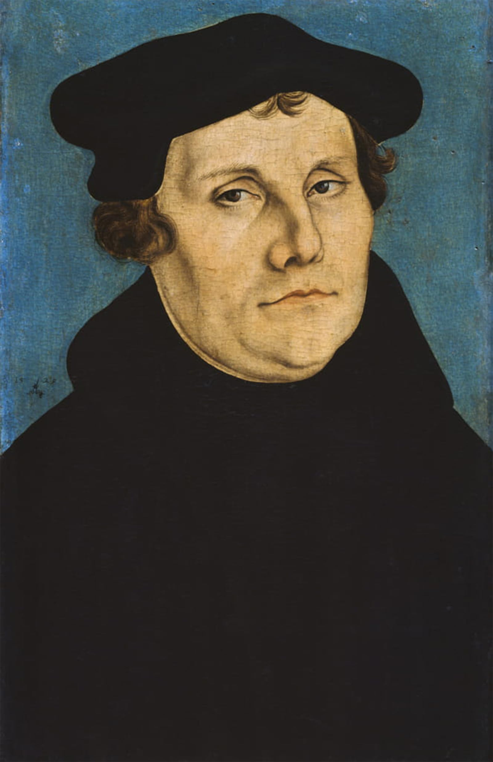 POSTERIIk Famous Print Pop Art Wall Art Graffiti Portrait of Luther German Theologian by Lucas the Elder Cranach Art Prints for Home Decor 60x90cm