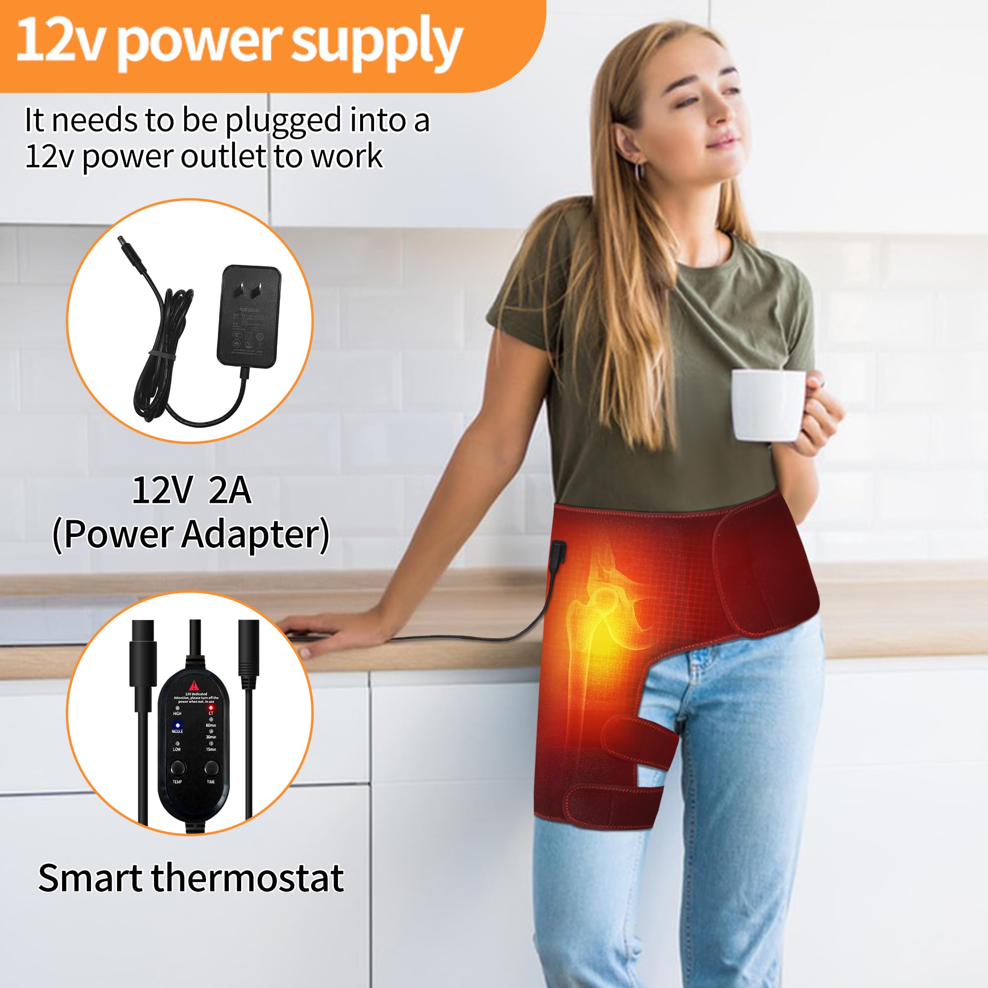 Amazon.com: Hip Heating Pad, Electric Heated Hip, Hip Massager Vibration, Thigh/Buttock Electric Heat Pad for Sciatica Nerve Relief - M/L : Health & Household Amazon.com: Hip Heating Pad, Electric Heated Hip, Hip Massager Vibration, Thigh/Buttock Electric Heat Pad for Sciatica Nerve Relief - M/L : Health & Household