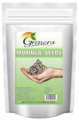 Grenera Moringa Seeds (PKM 1 Seeds) - 100 Seeds/Pack