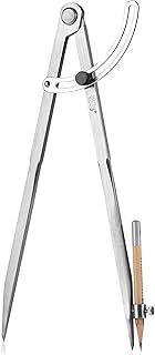 Mr. Pen- Professional Large Compass for Woodworking, 12 Inch Compass with Wing, Compass for Geometry, Compass Drawing Too...