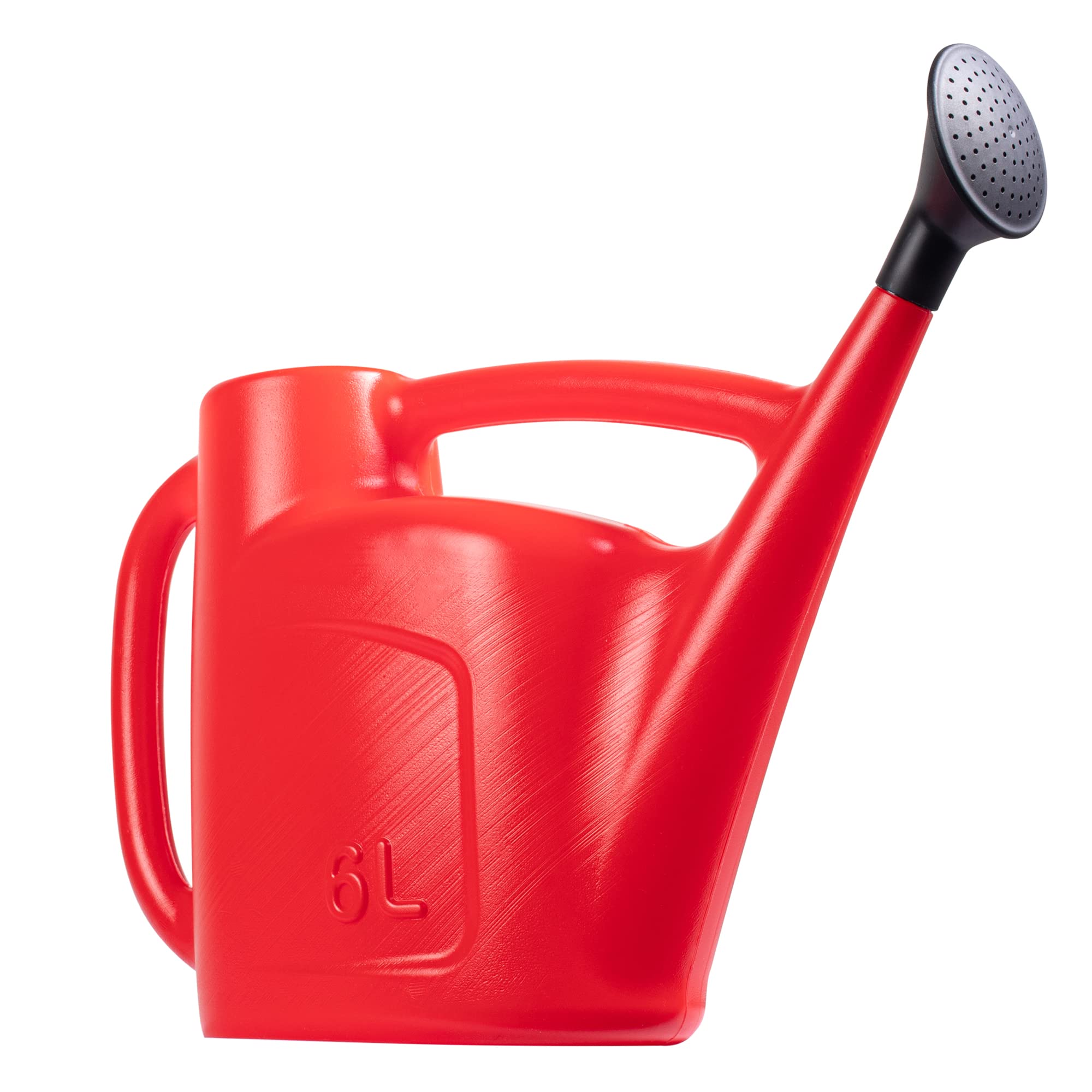 Hardys Red Rose Watering Can - Outdoor & Indoor Watering Can With Detachable Sprinkler Rose Head, Long Spout Water Can For Houseplant & Garden Plants 6L