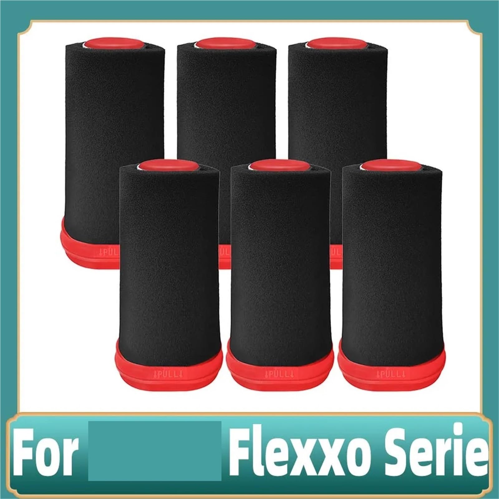 Genérico Compatible con Bosch, BBH3Z0025/BBH3PETGB/BBH3251GB HEPA. | El filtro HEPA se adapta a aspiradoras de mano y de varilla Bosch Flexxo Serie BBH3.(Set 8)