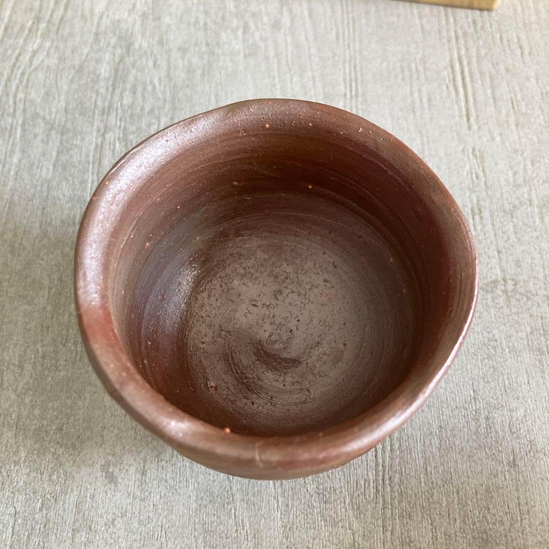 人間国宝　藤原雄　ぐい呑み　おちょこ　備前焼　1点　③ 人間国宝 藤原雄 ぐい呑み おちょこ 備前焼 1点 ② - メルカリ