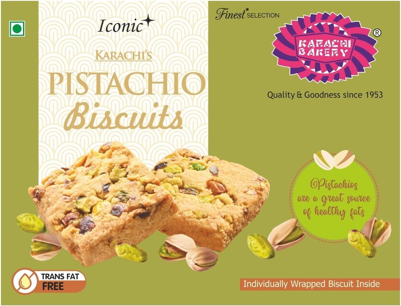 Pistachio Biscuits, 400 g