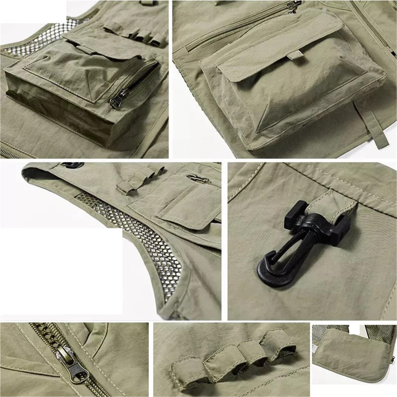 Gilet Porte-Outils Gilet de pêche randonnée for hommes d'été