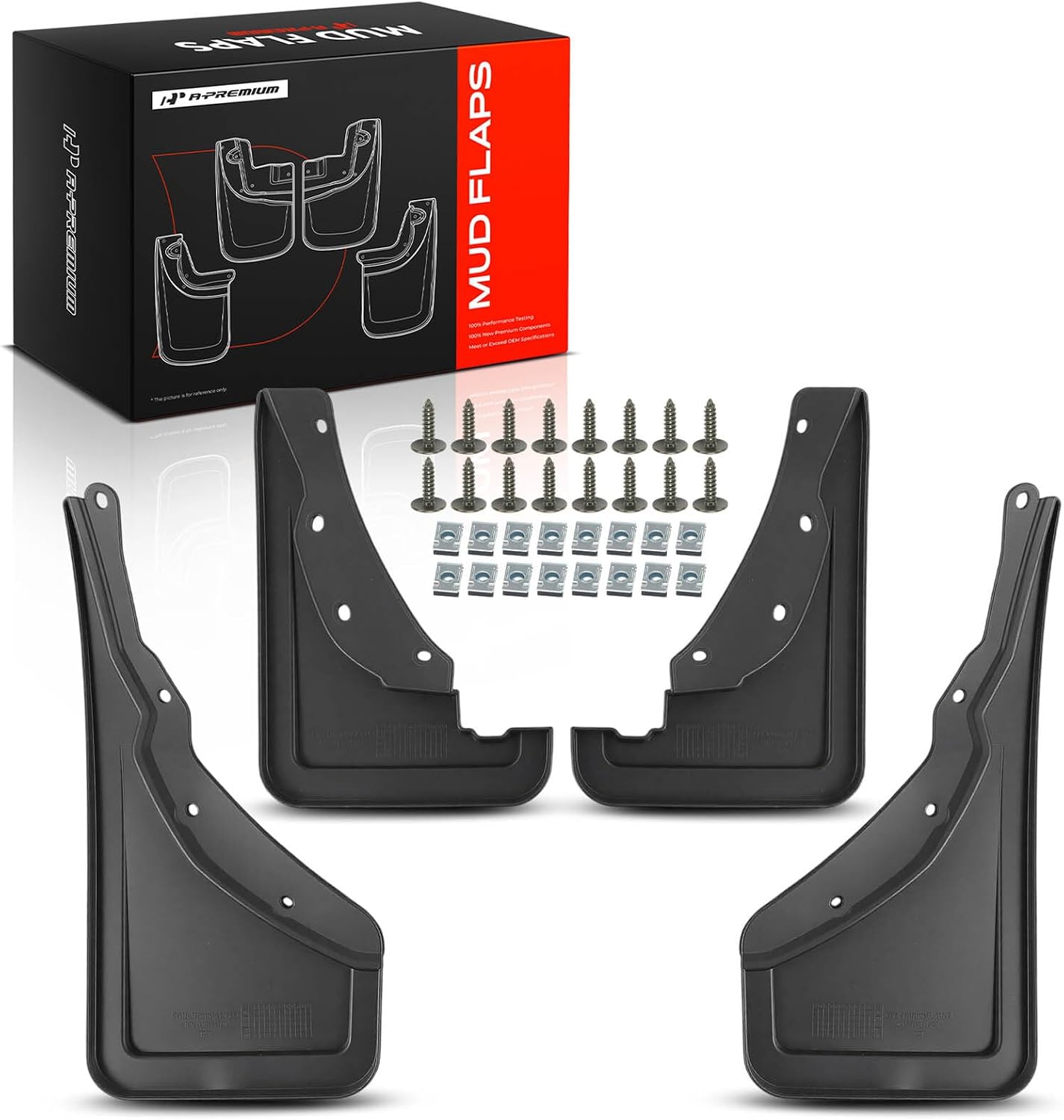 A-Premium Mud Flaps Compatible with Ford Bronco Sport 2021-2023