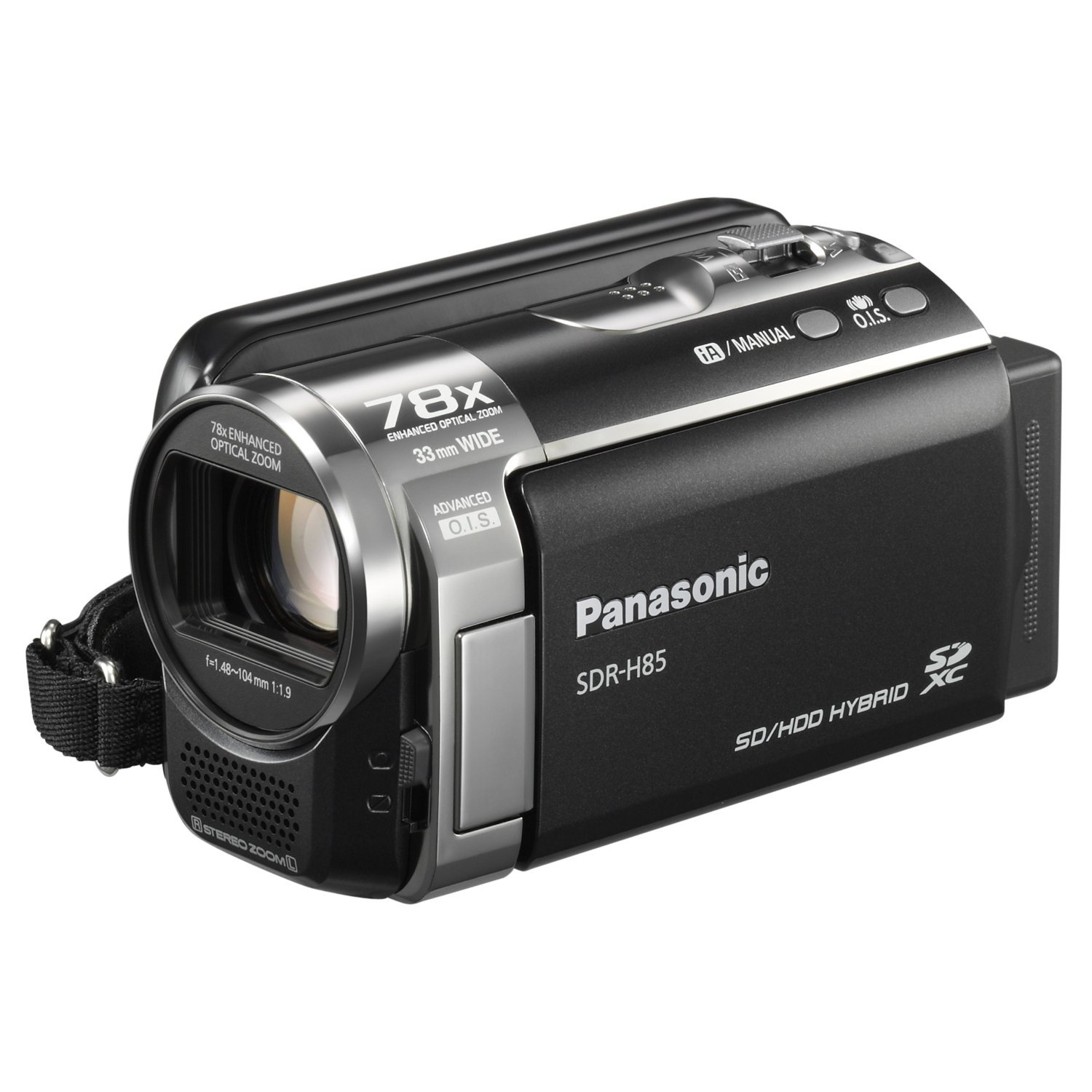 Panasonic SDR-H85 Camcorder With 80GB HDD, X78 Enhanced