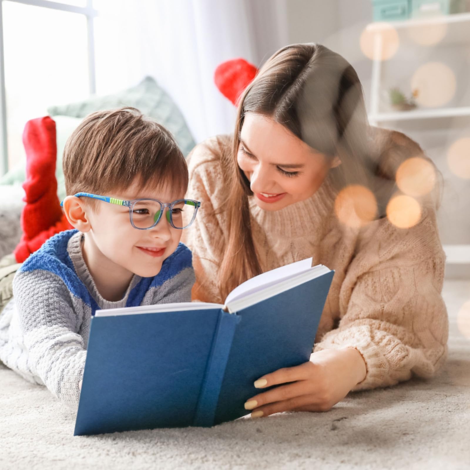 Blue Light Glasses Kids Gaming Glasses for Children Anti Blue Light Glasses for Teens Boys Girls Age 3-12