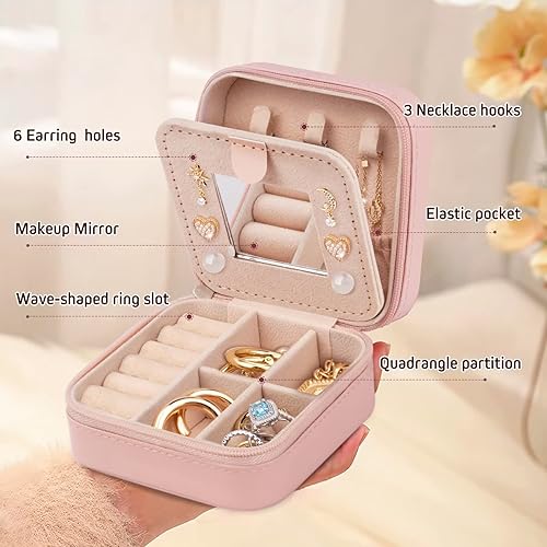 Miniatura 3 de QLOVEA Regalos para tía de sobrina sobrino, estuche de joyería de regalo para la mejor tía del mundo, regalo de agradecimiento para el día de la