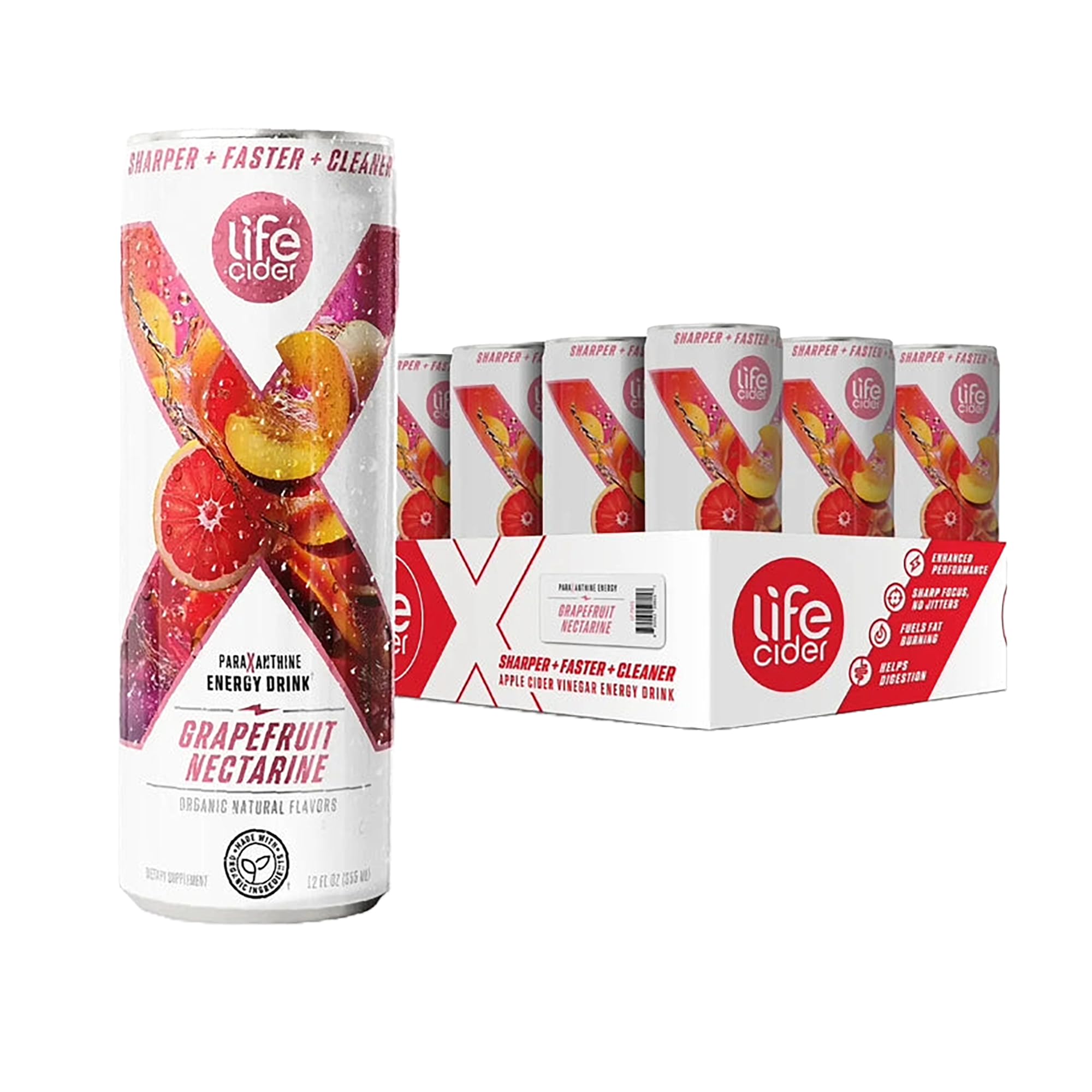 Amazon.com : Life Cider X Grapefruit Nectarine Apple Cider Vinegar