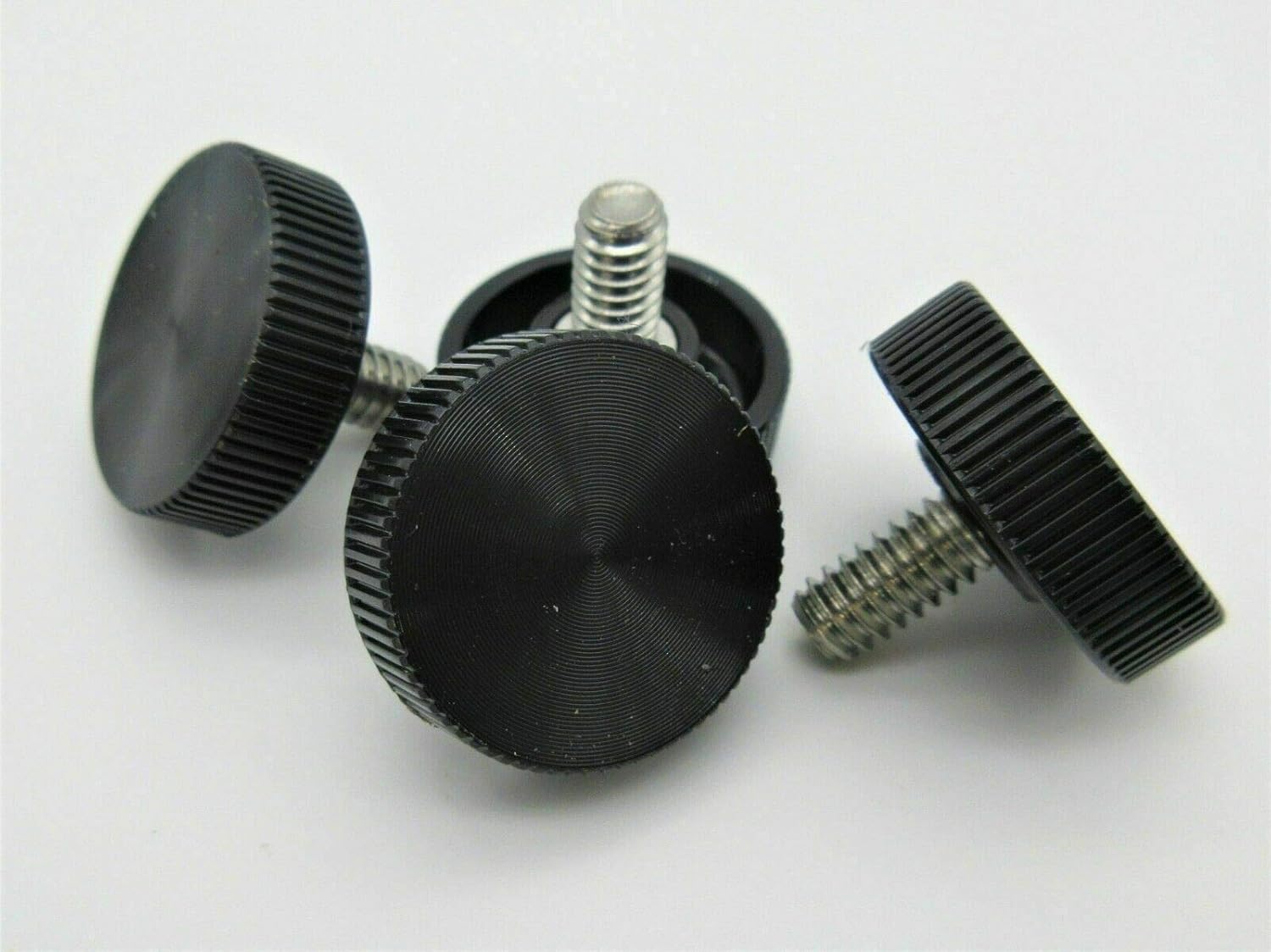 6mm Thumb Screws Tee Wings Clamping Knobs 818 SS: 6x13mm Knurled Knob - 12 pcs Thumb Screws B2B