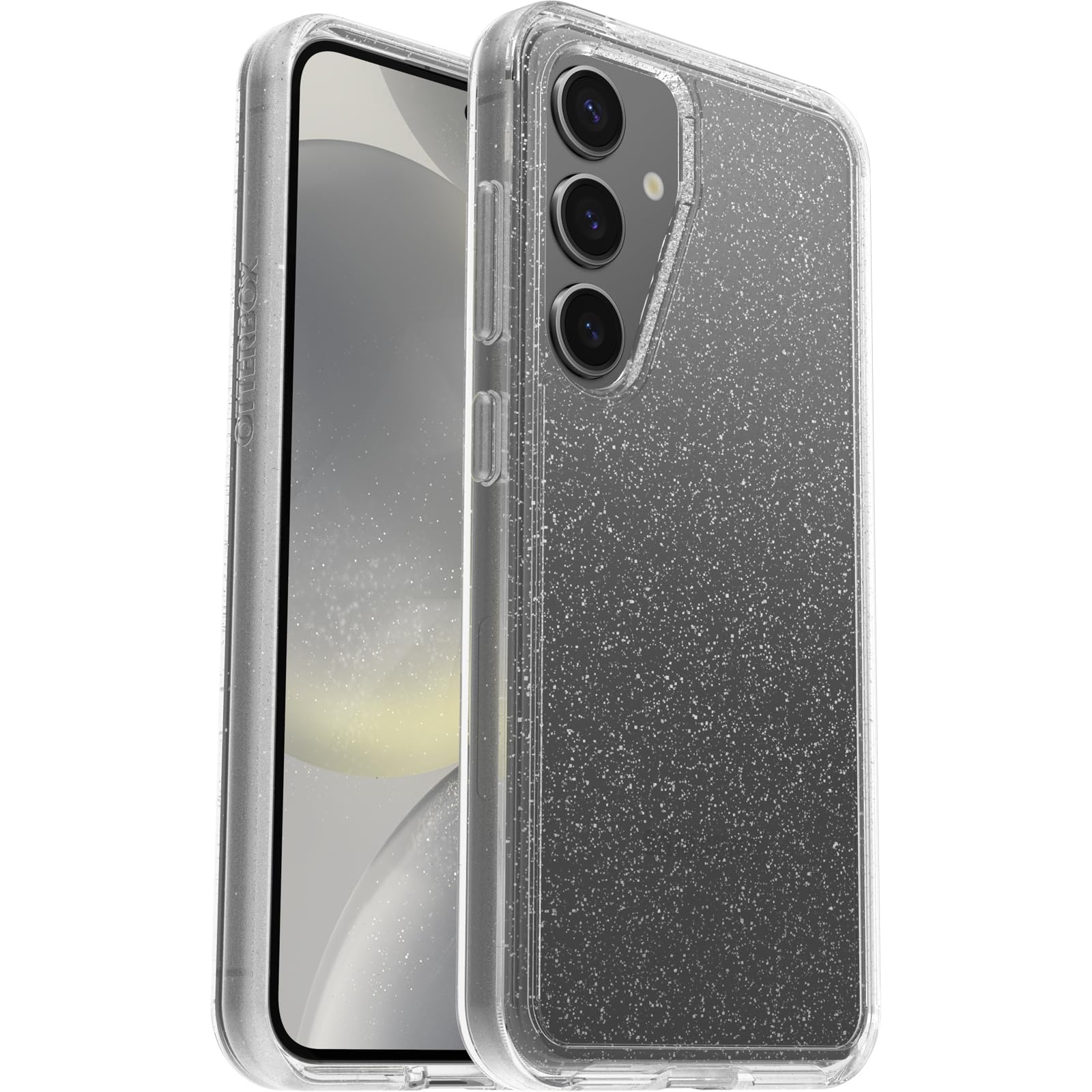OtterBox Symmetry Clear Case per Samsung Galaxy S24, Custodia sottile, a prova di caduta, Testata per resistere a 3 volte il numero di cadute secondo gli standard militari, Stardust