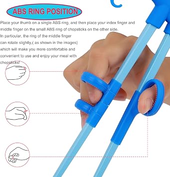 Kids Chopsticks, 4 Pairs Animal Toddler Training Chopsticks for Kids, Reusable Beginners Learning Chopsticks with Silicone Finger Guide,Fun Everyday Dining Tool for Kids.