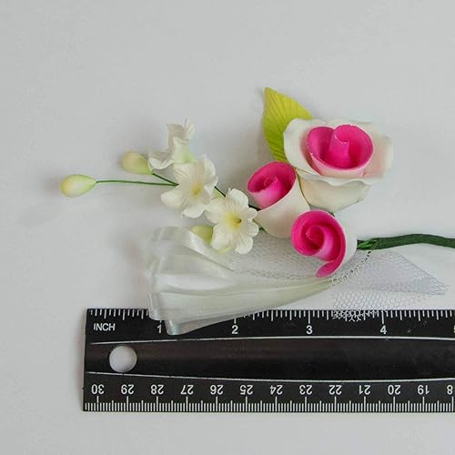 Miniatura 2 de Global Sugar Art Surtido de flores pequeñas para pastel de azúcar, juego A, 6 unidades por Chef Alan Tetreault
