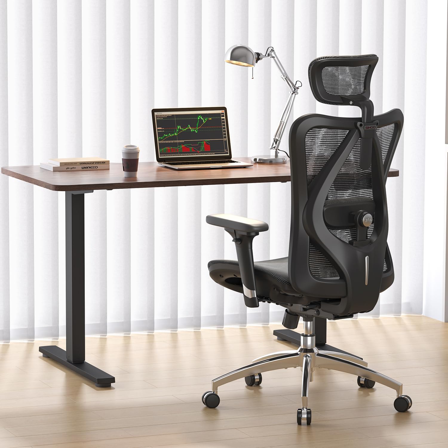SIHOO M57 メッシュチェア オフィスチェア 人間工学 デスクチェア