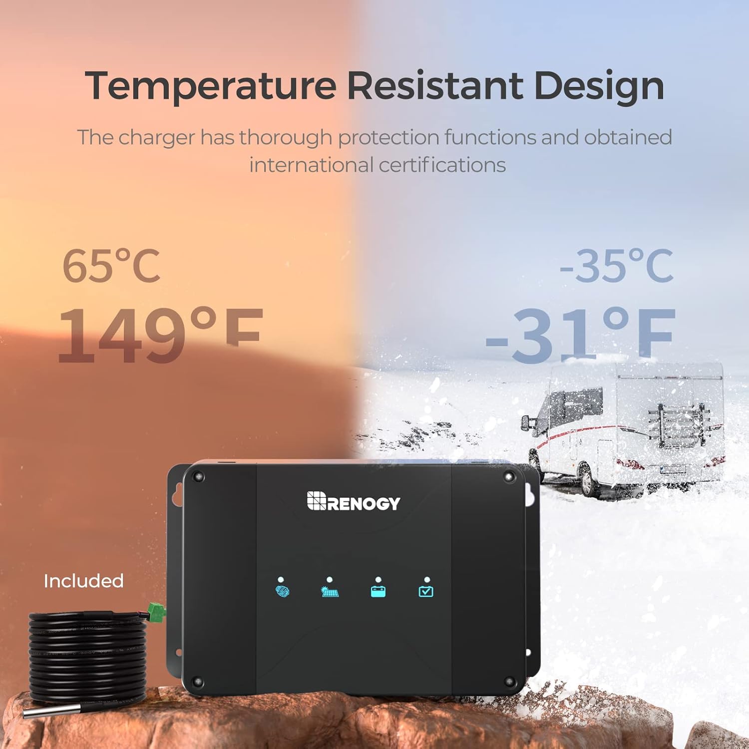 Renogy DC to DC Charger temperature resistance