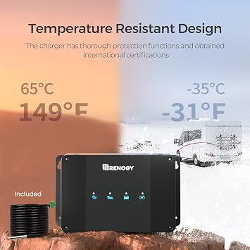 Summer Appreciation Sale 7/30-8/4 DCC Series Driving Charger 12V 50A Built-in MPPT Charge Controller