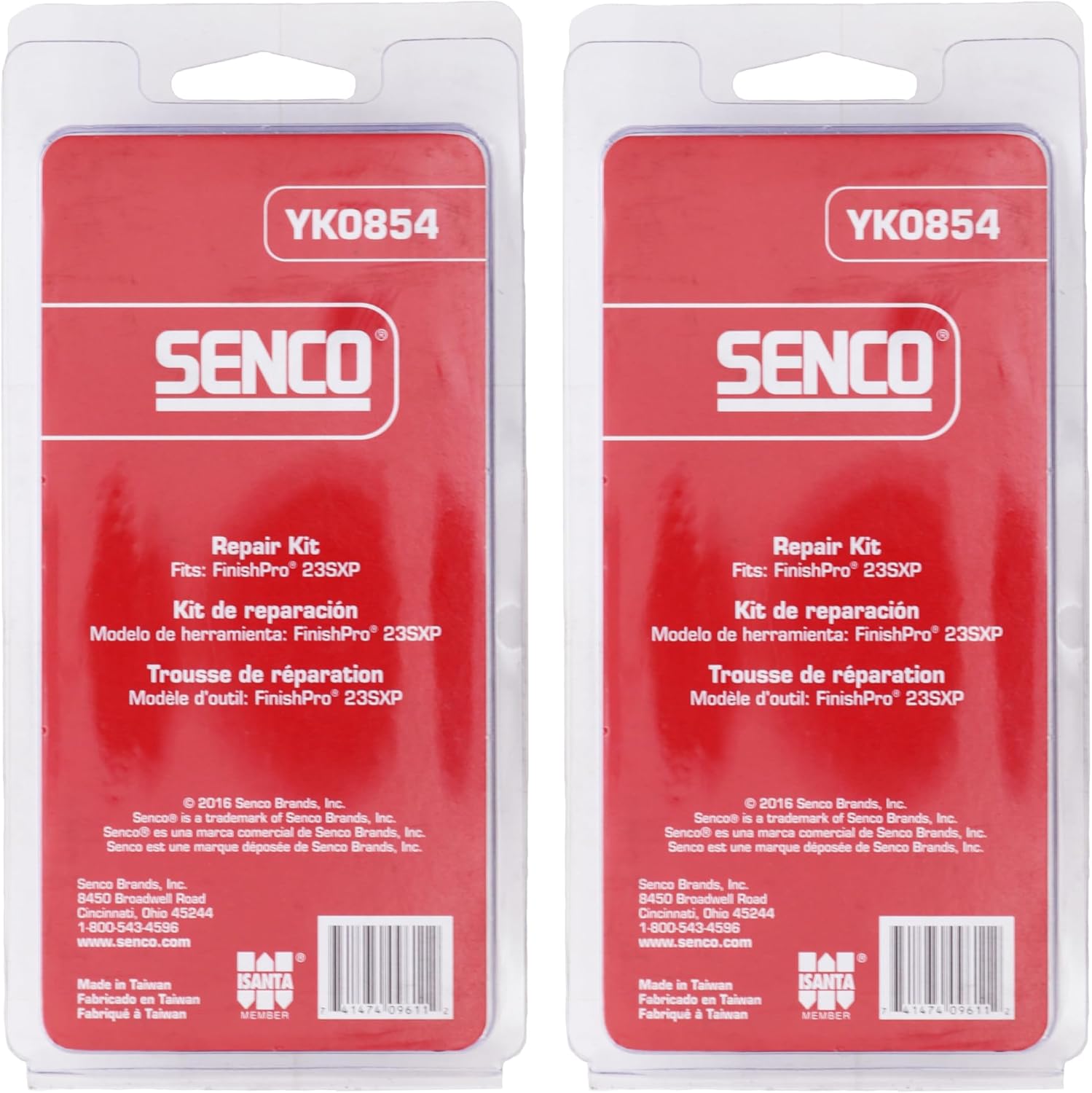 Senco YK0854 Seal Repair Kit For Finish Nailer FP23SXP (2-Pack)