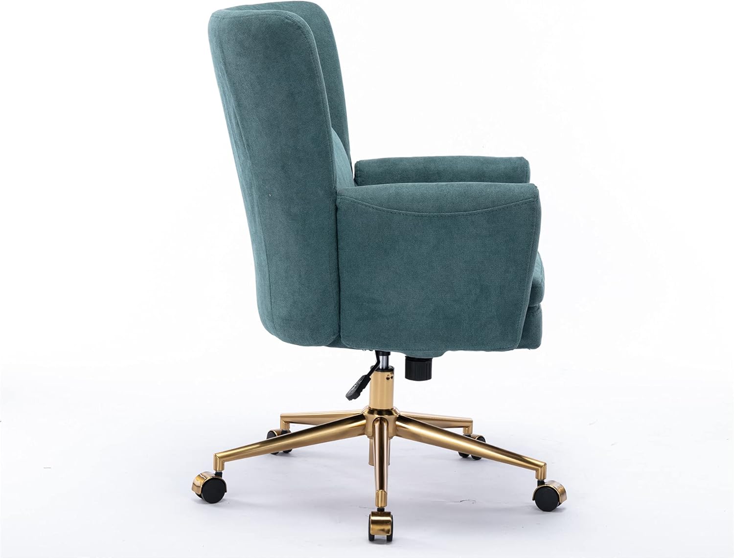 🔥 Hot Deals Home Office Chair, Henf Velvet Desk Chair with Metal Base, Modern Adjustable Swivel Chair for Living Room Study Office (Golden, Pink) Buy 1 get 1 Home Office Chair, Henf Velvet Desk Chair with Metal Base, Modern Adjustable Swivel Chair for Living Room Study Office (Golden, Pink)
