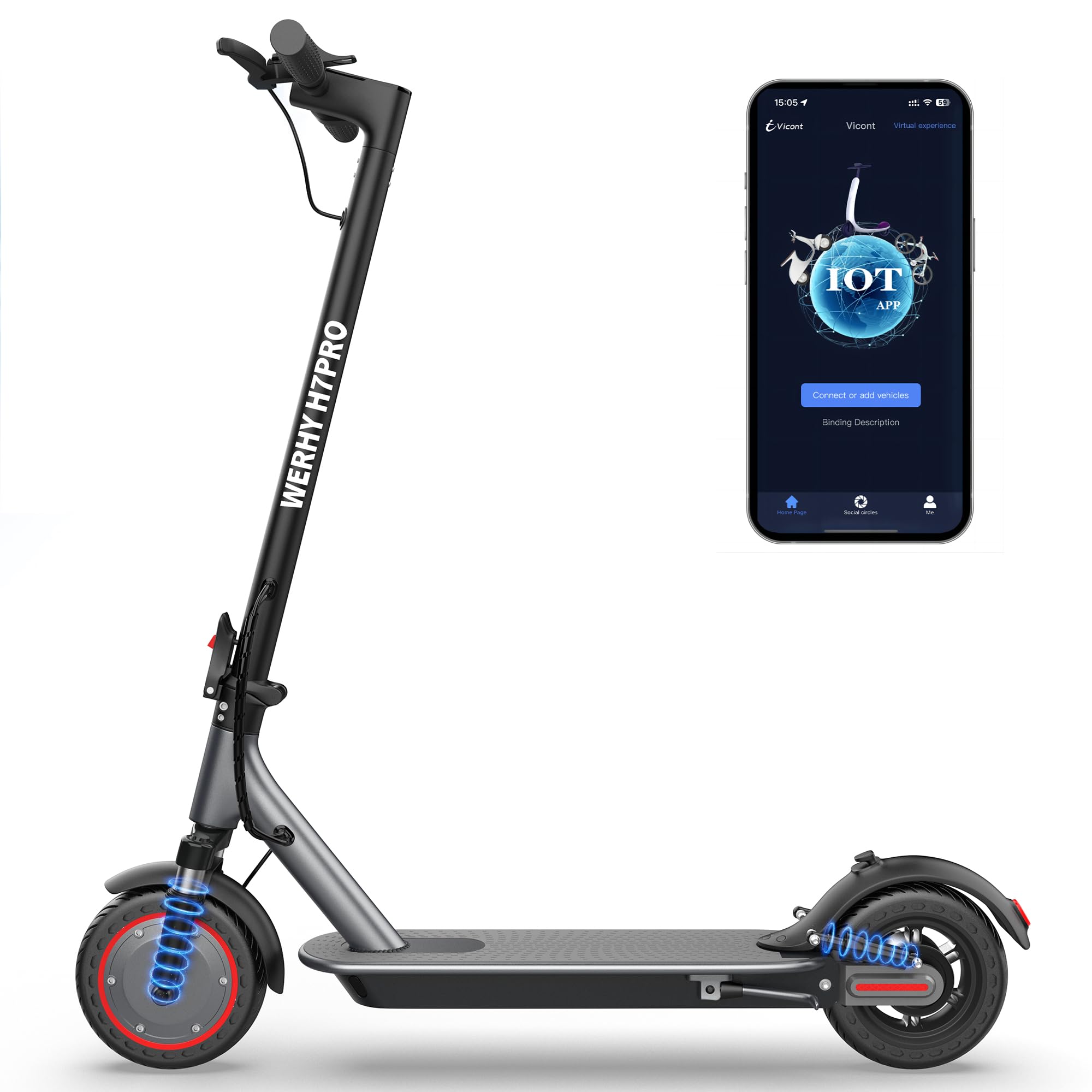 WERHY H7PRO Speed Electric Scooter