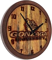 Vista 81 de The Fan-Brand NCAA Oklahoma Sooners: Faux Barrel Top Wall Clock Sports Team Bar Sign Décor - Home Man Cave, Party Decoration - Made On Demand