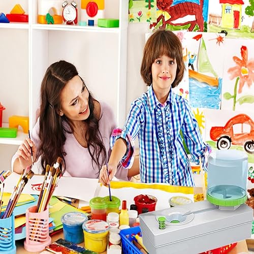 Miniatura 6 de Limpiador de pinceles multifuncional, enjuagador y depurador para pinturas acrílicas, acuarelas y a base de agua - Suministros de arte