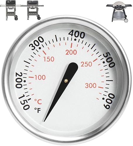 Miniatura 12 de Medidor de termómetro para ahumador de 3 1/8 pulgadas para termómetro Masterbuild, todos los accesorios para fumadores de Oklahoma Joe,
