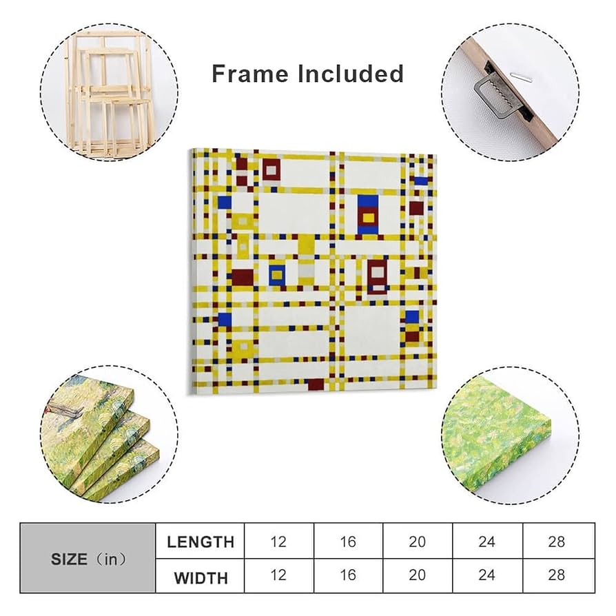 Amazon.co.jp: Piet Mondrianピート・モンドリアン名画の数々