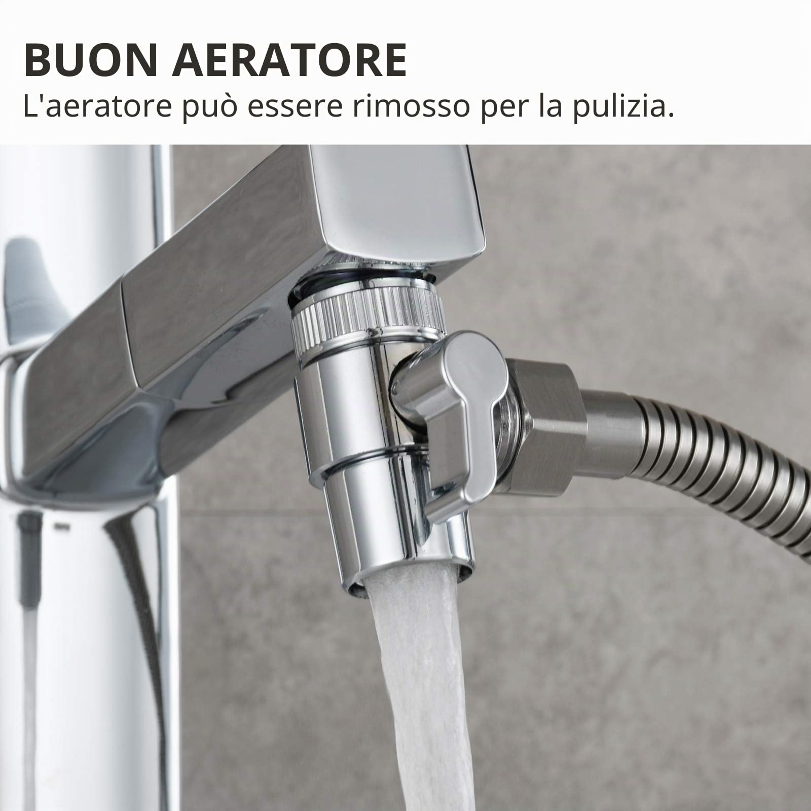 Tecmolog Bidet Portatile Kit Doccetta Bidet Acciaio Inossidabile Doccetta per Bidet WC Doccia con Deviatore Doccia 2 Vie, Tubo Doccia 2m e Supporto Doccetta, WS024F7