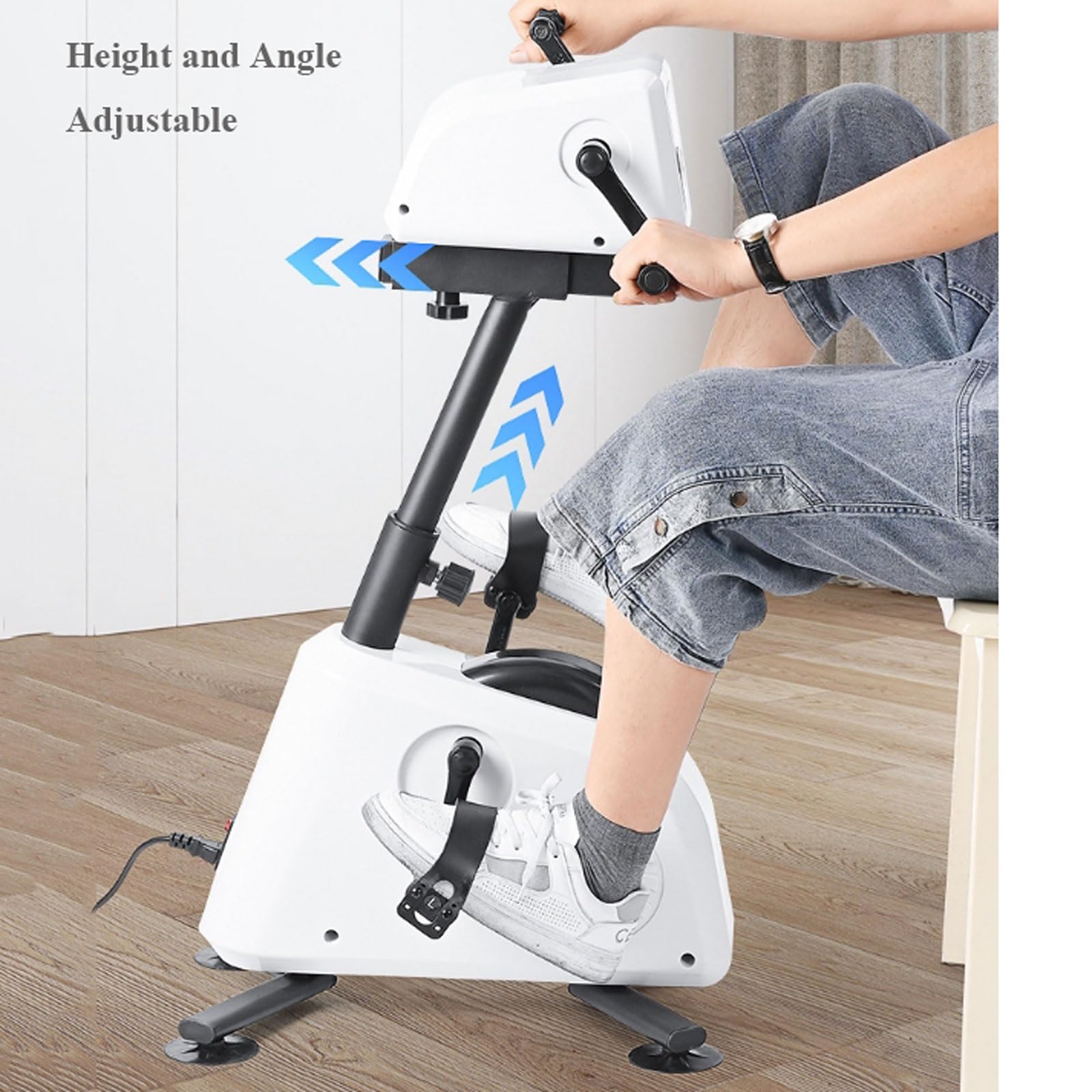 Rower treningowy z pedałami Elektryczny rower treningowy do domu, rower Exerciser Rehabilitacja Maszyna treningowa do ćwiczeń pedału ramienia i nogi dla p