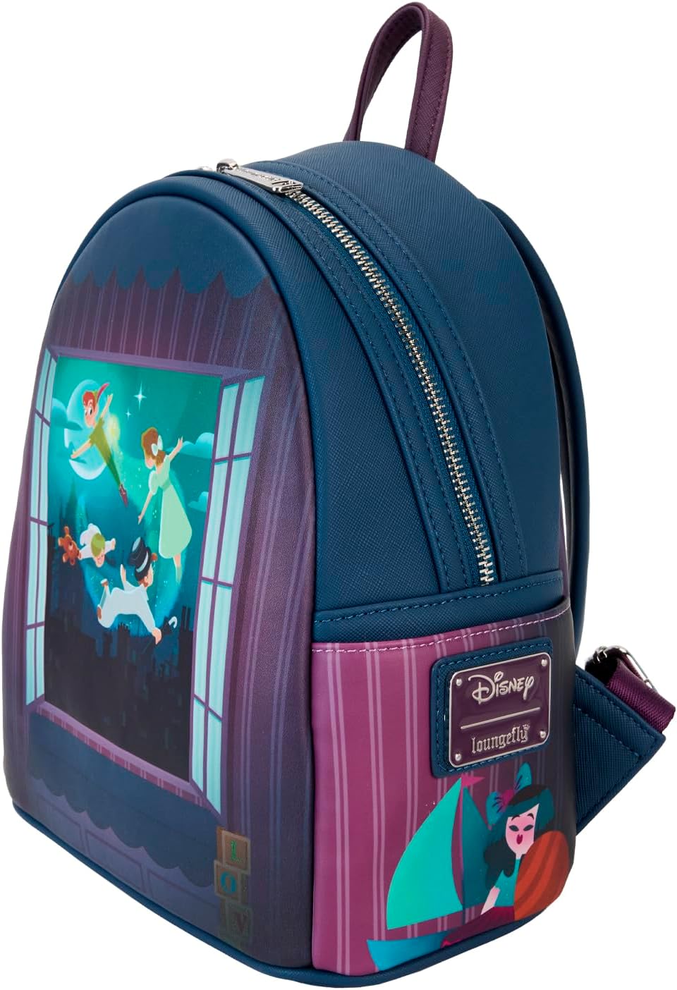 Loungefly Disney Peter Pan Scene Mini Backpack