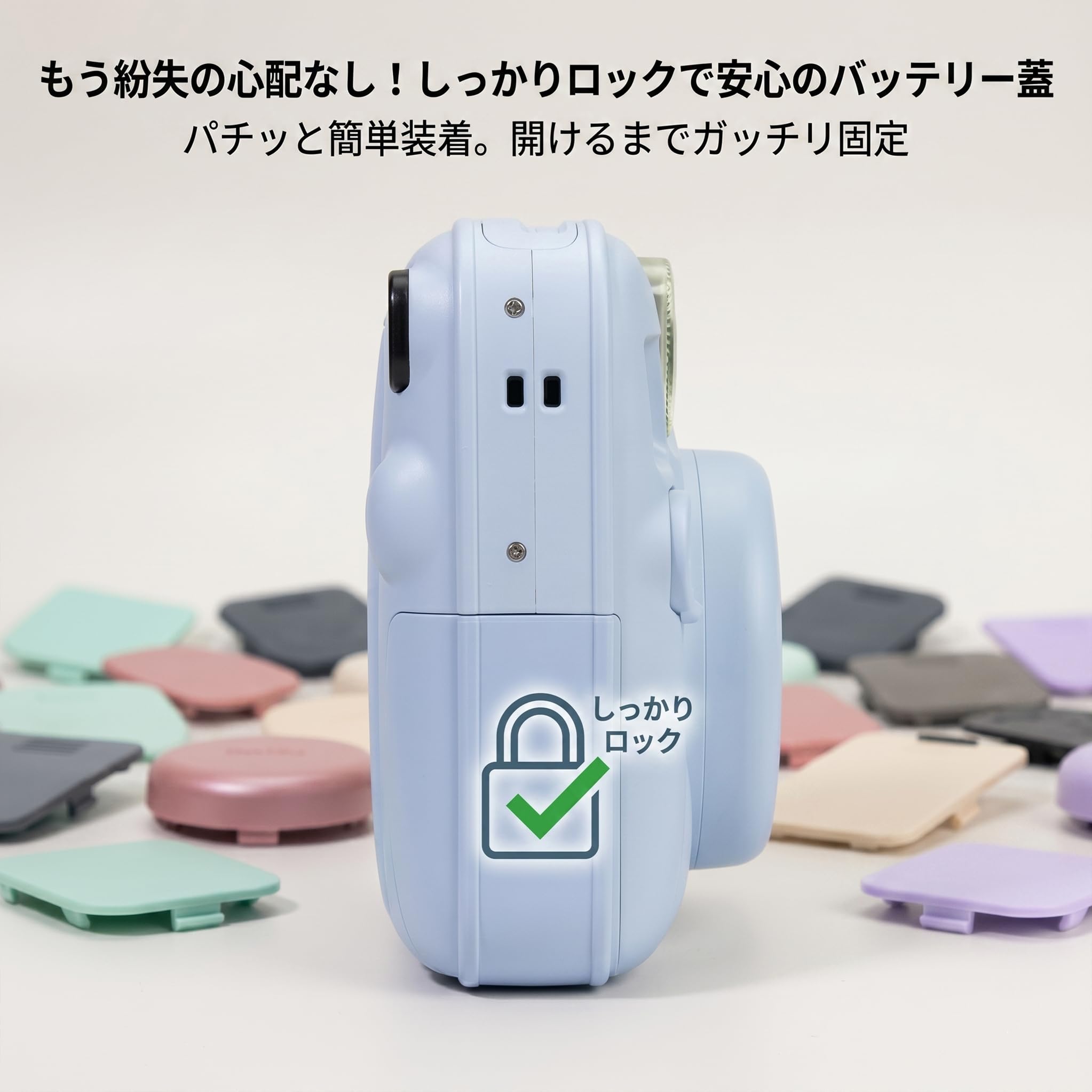 Amazon | Kimyoaee バッテリーカバー 交換用 For 富士フイルム Mini 13