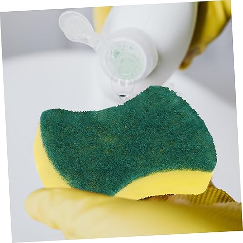 Miniatura 5 de NOLITOY Esponja para lavar platos, esponja de limpieza de alfombras, esponja para platos de cocina, esponja para lavar platos, esponjas para fregar
