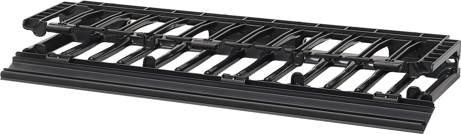 NMF1 Horizontal Cable Manager, Black