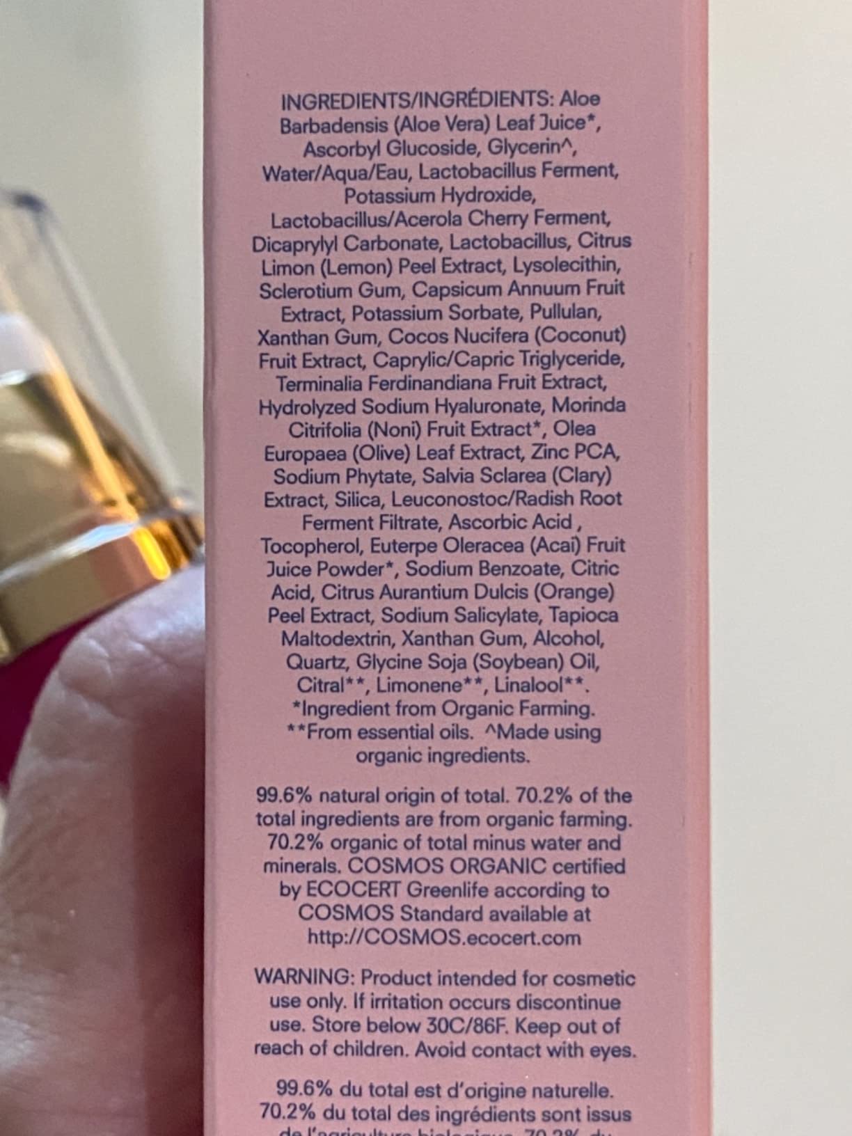 KORA Organics Kakadu Plum Vitamin C Serum, Antioxidant Rich Facial Serum with Hyaluronic Acid, Protect & Improve Skin Tone, Certified Organic, Cruelty Free, 1.01 fl oz