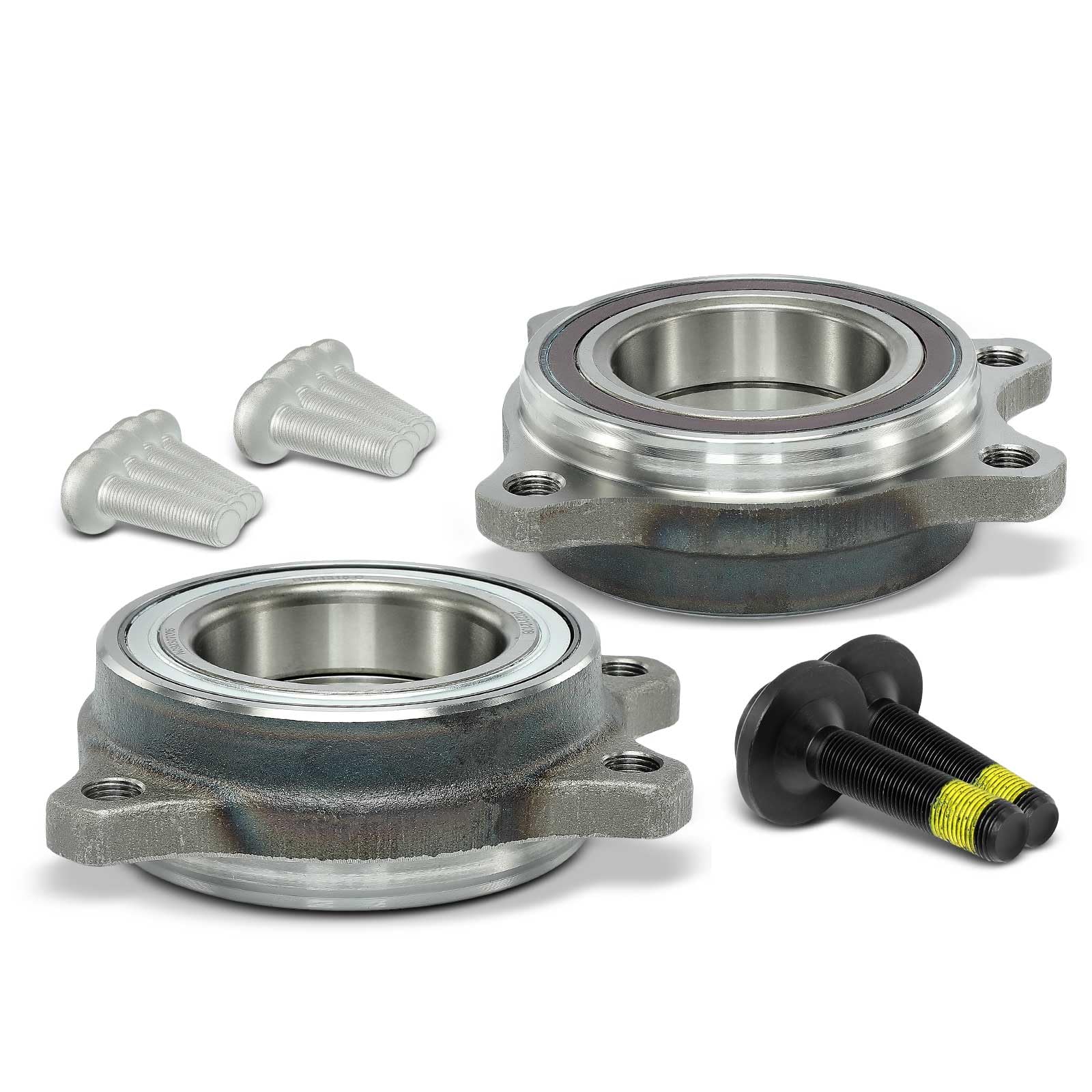 Frankberg Kit 2 cuscinetti mozzo ruota anteriore con sensore ABS | 4M0498625F, davanti, con sensore Sensore di velocità ABS Sensore di velocità ABS