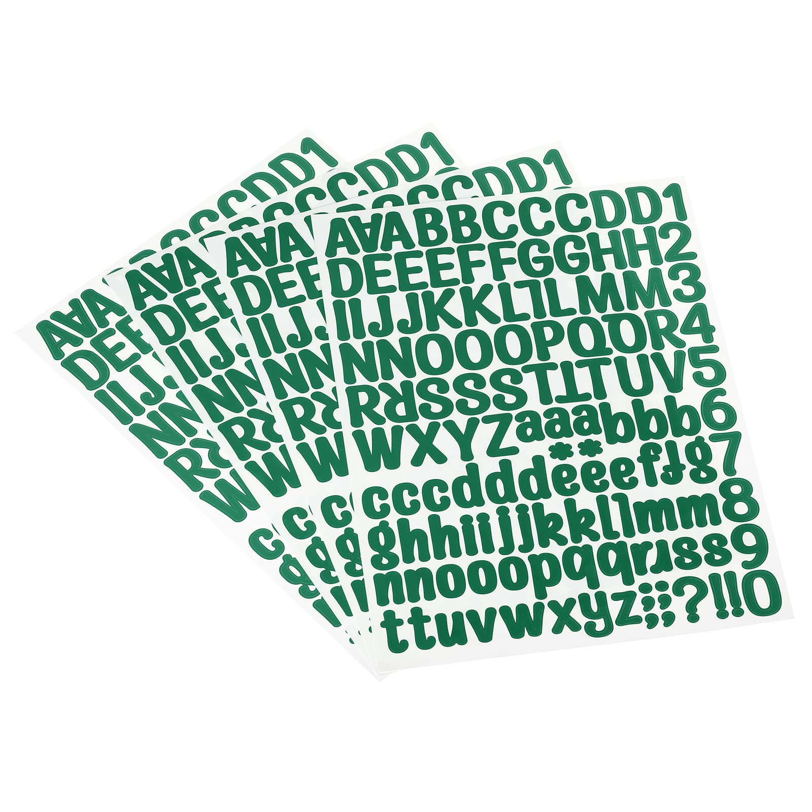 PATIKIL Adesive A Lettere, 126pz 4 Fogli Lettere Adesive In Vinile