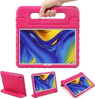 Capa Infantil Maleta Compatível Para Samsung Galaxy Tab A8 10.5'' X200 X205 2021 ROSA, EVA, Emborrachada, Leve